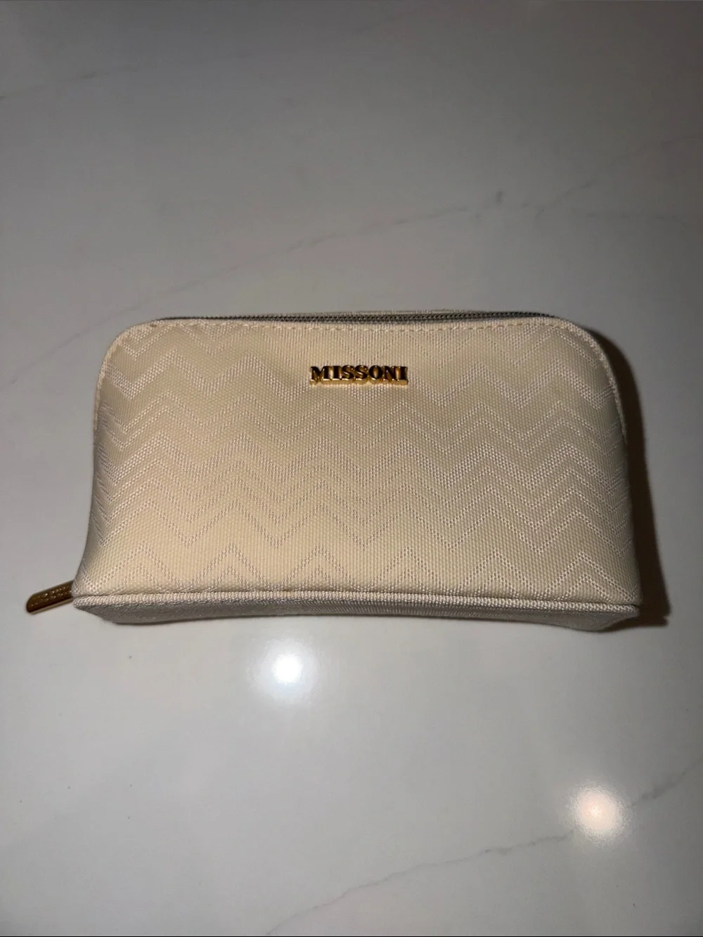 Missoni Cream Toiletry Bag
